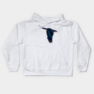 Bird, Mandala, Mystic, Swallow, Magical, Nature Kids Hoodie